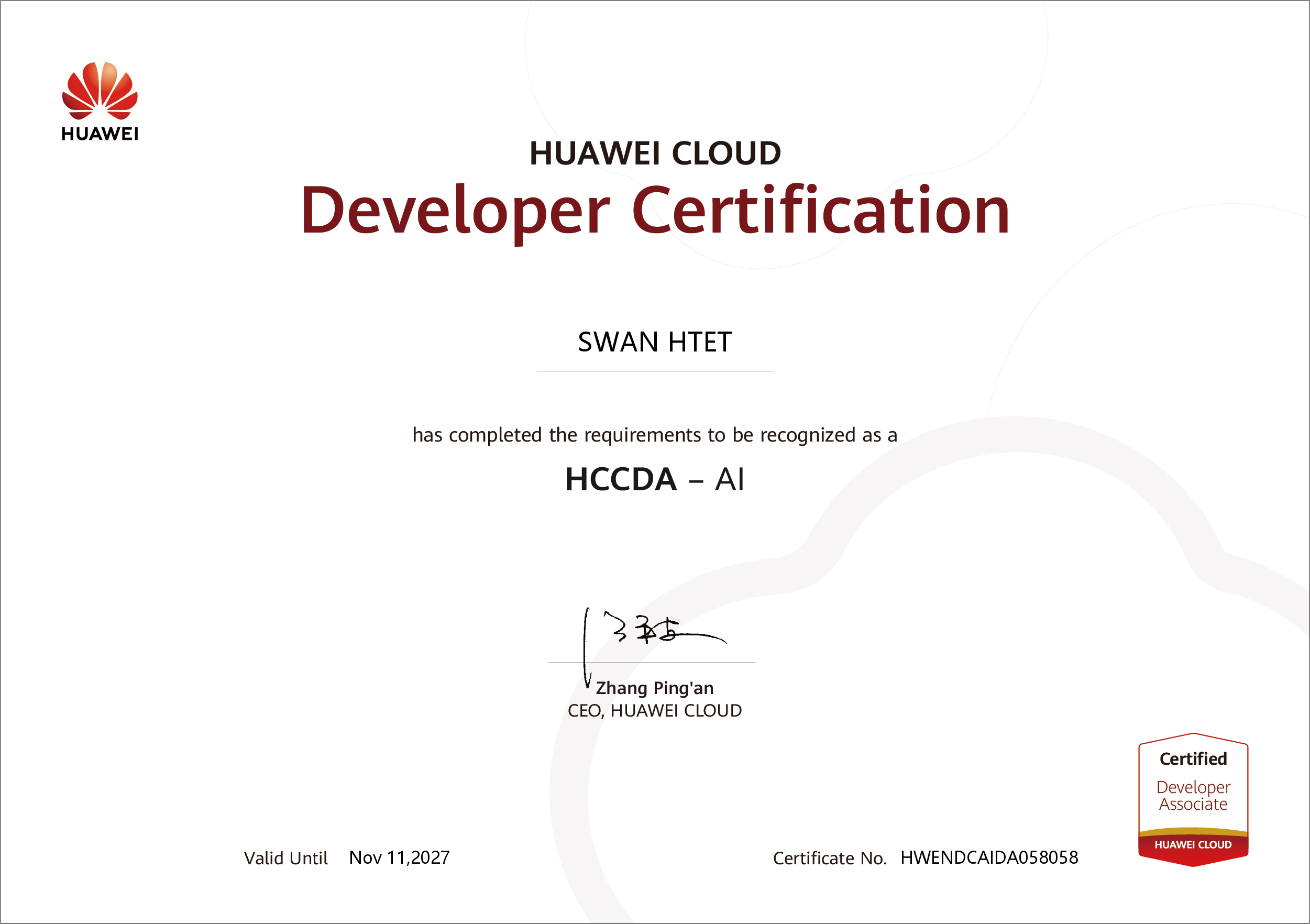 AI Certificate
