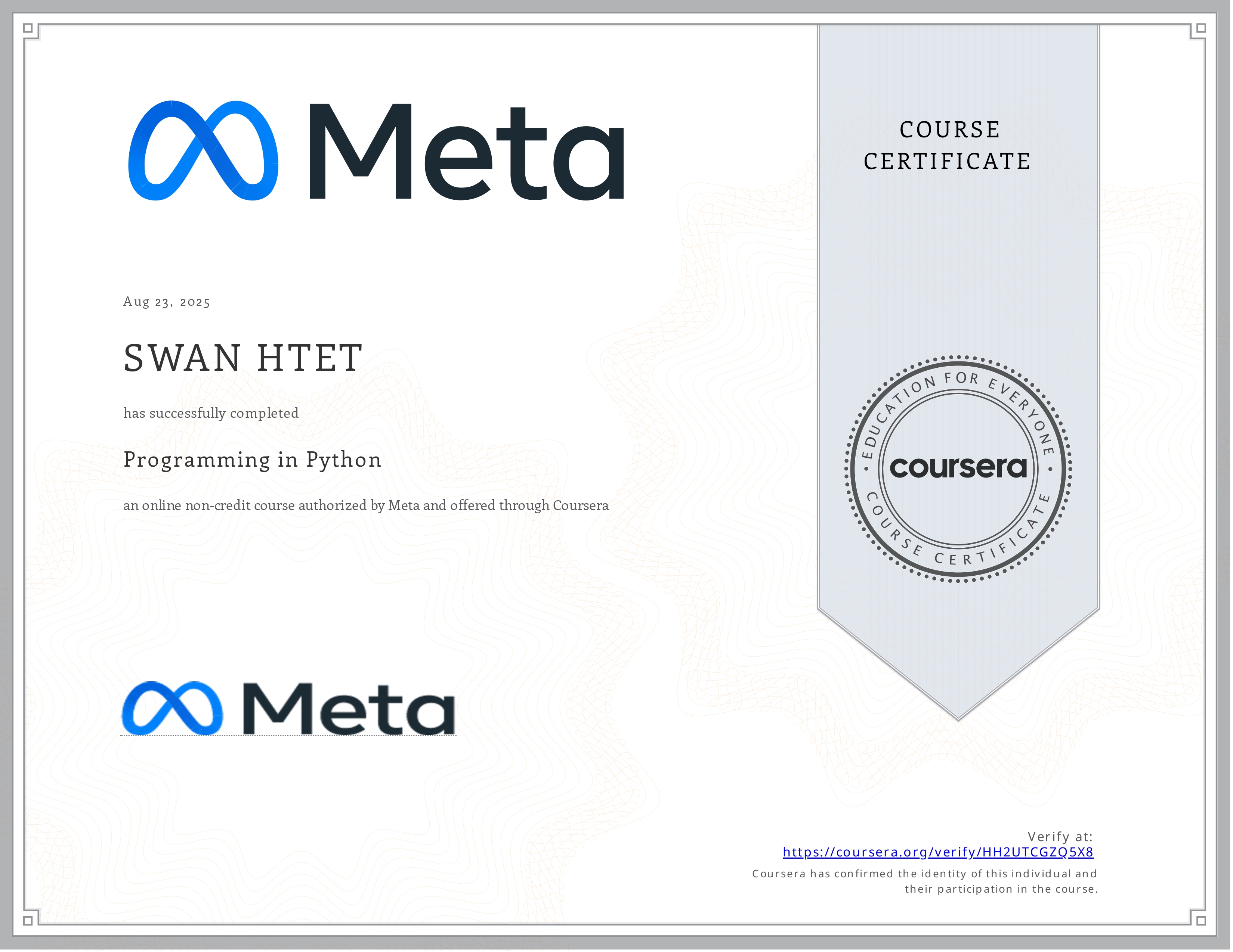 Python Certificate