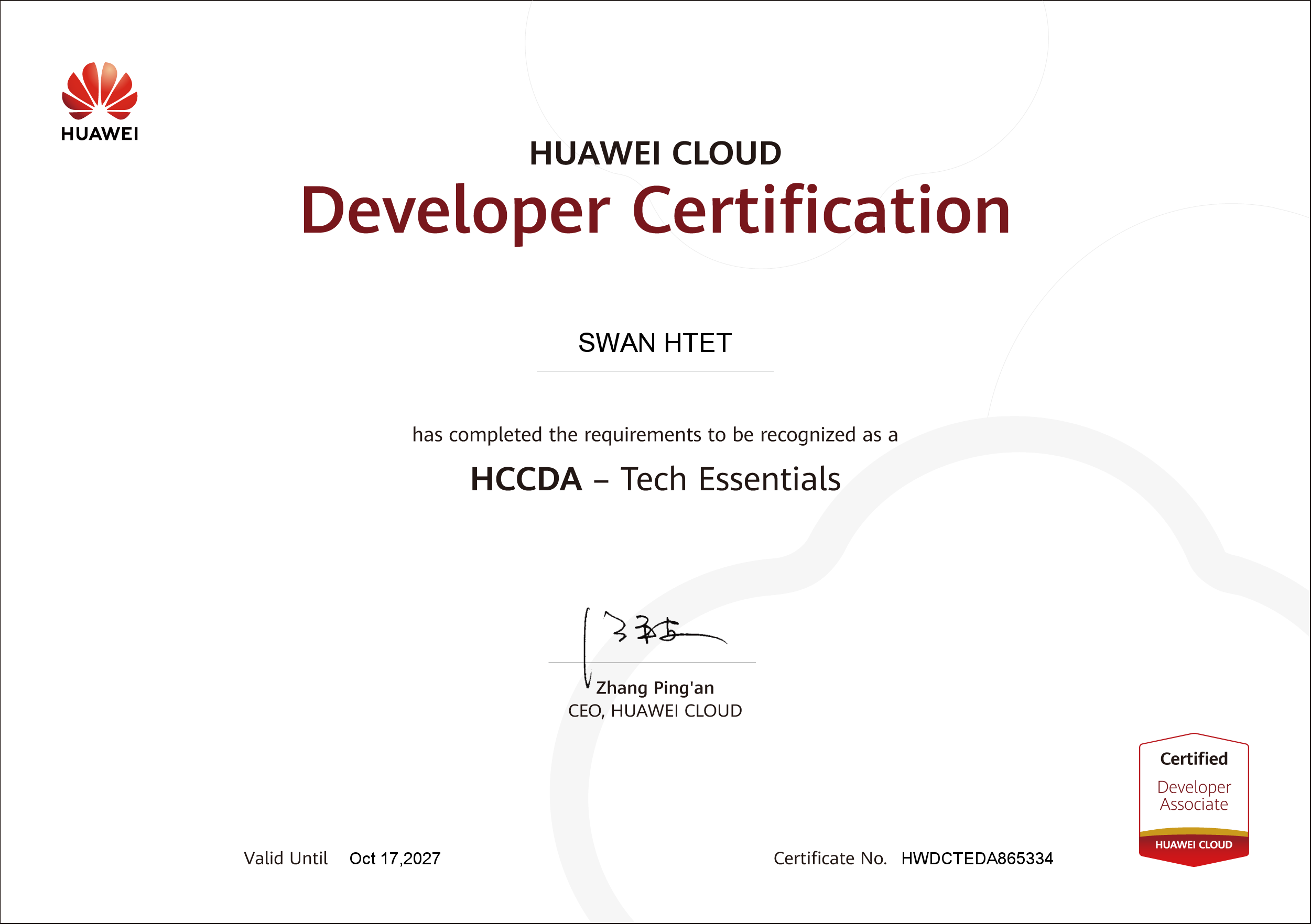 Tech Essentials Certificate